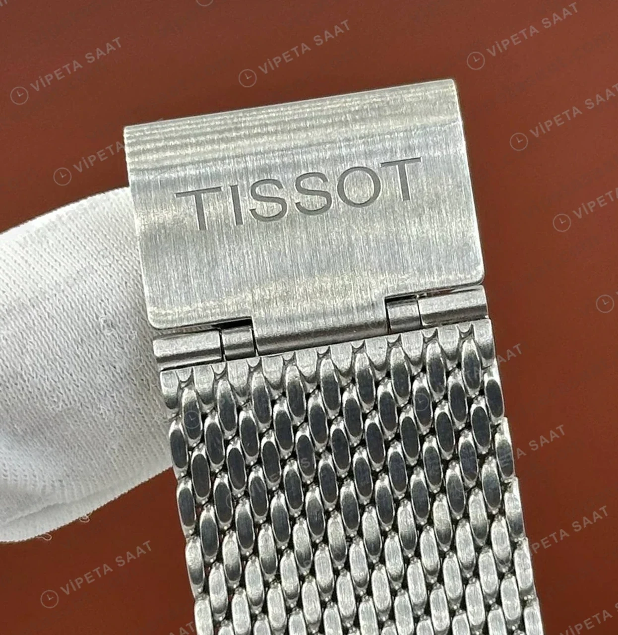 Tissot Seastar Siyah Kronograf Hasır Kordon Eta Saat yan profil