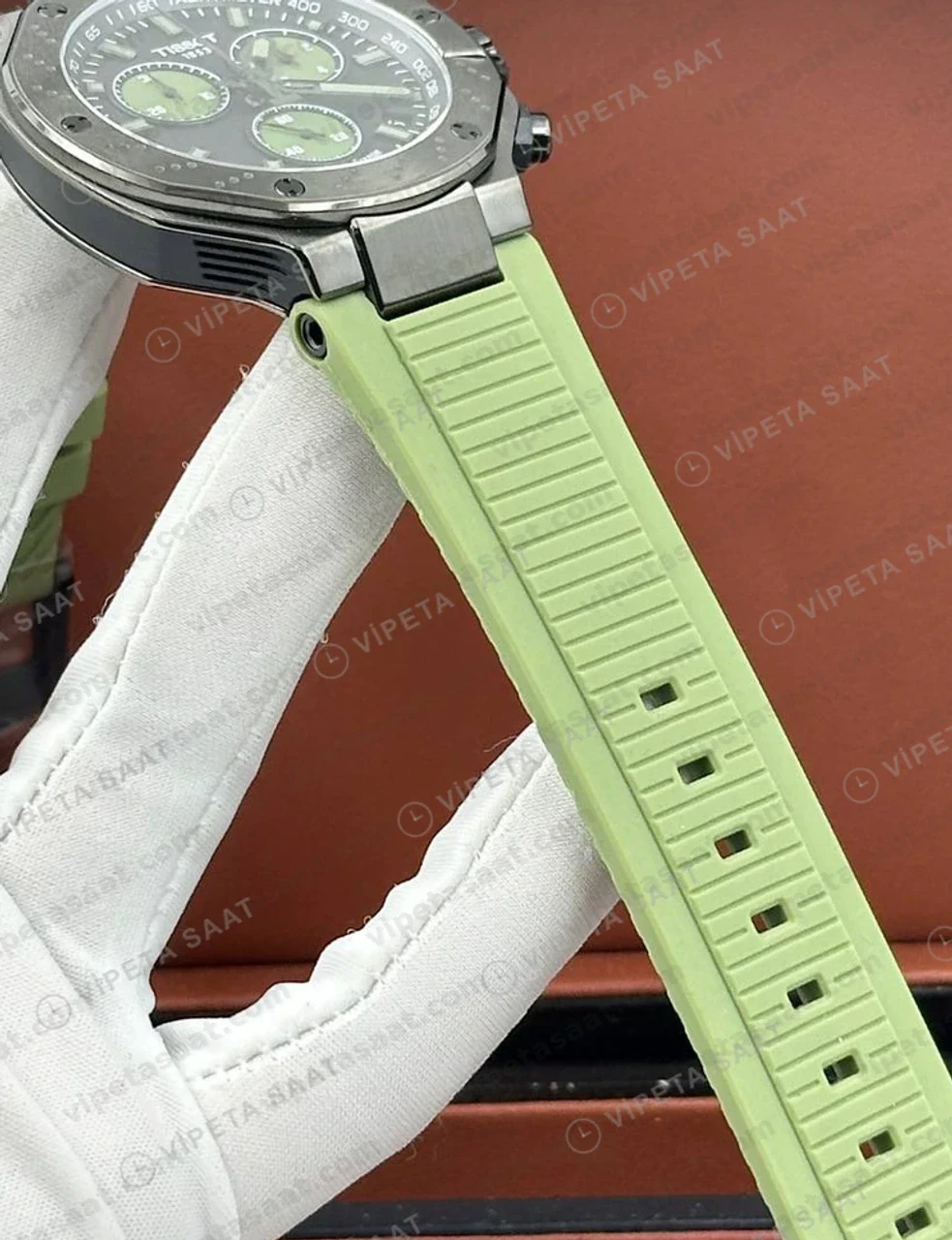 Tissot Supersport Mavi Kronograf Eta Saat yan profil