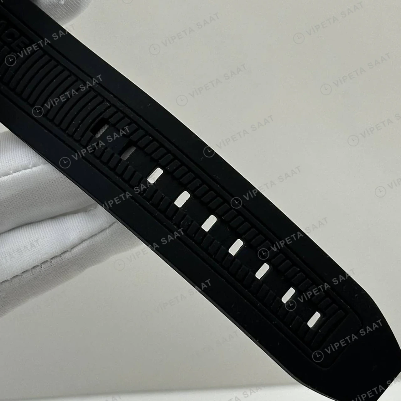 Tissot T-Race Siyah Kronograf Kauçuk Super Clone ETA Saat detay 5