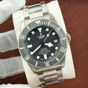 Tudor Pelagos Siyah Kadran Çelik Parlak Super Clone ETA Eta Saat detay 4
