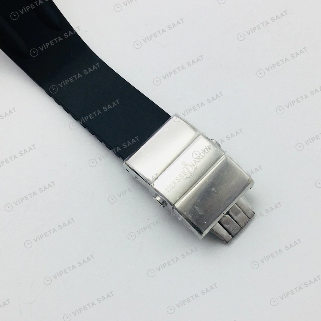 Ulysse Nardin El Toro GMT Perpetual Beyaz Kadran Çelik Super Clone ETA Eta Saat detay 4
