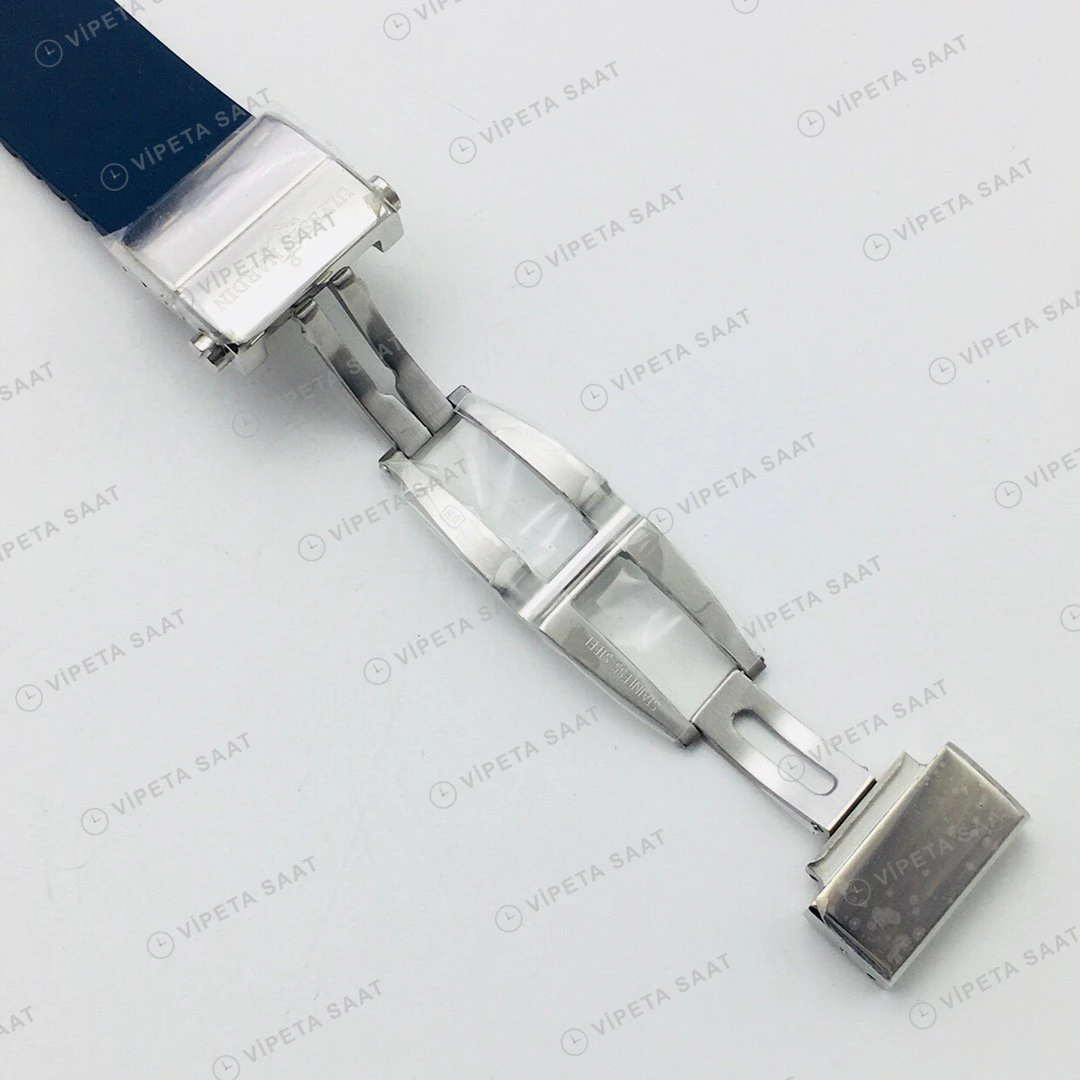 Ulysse Nardin El Toro Mavi Kadran Çelik Super Clone ETA Eta Saat detay 3