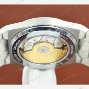 Vacheron Constantin 41 mm Overseas Gümüş Kadran Çelik Super Clone ETA Eta Saat karşıdan görünüm