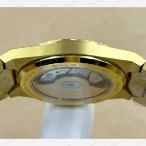 Vacheron Constantin 41 mm Overseas Siyah Kadran Altın Gündüz Super Clone ETA Eta Saat karşıdan görünüm