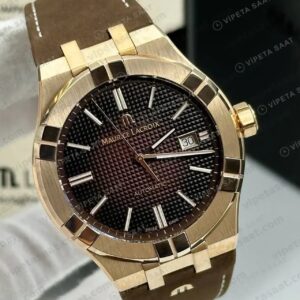 Maurice Lacroix Aikon Rose Kahve Kadran Çelik Super Clone ETA Saat kırp kapak