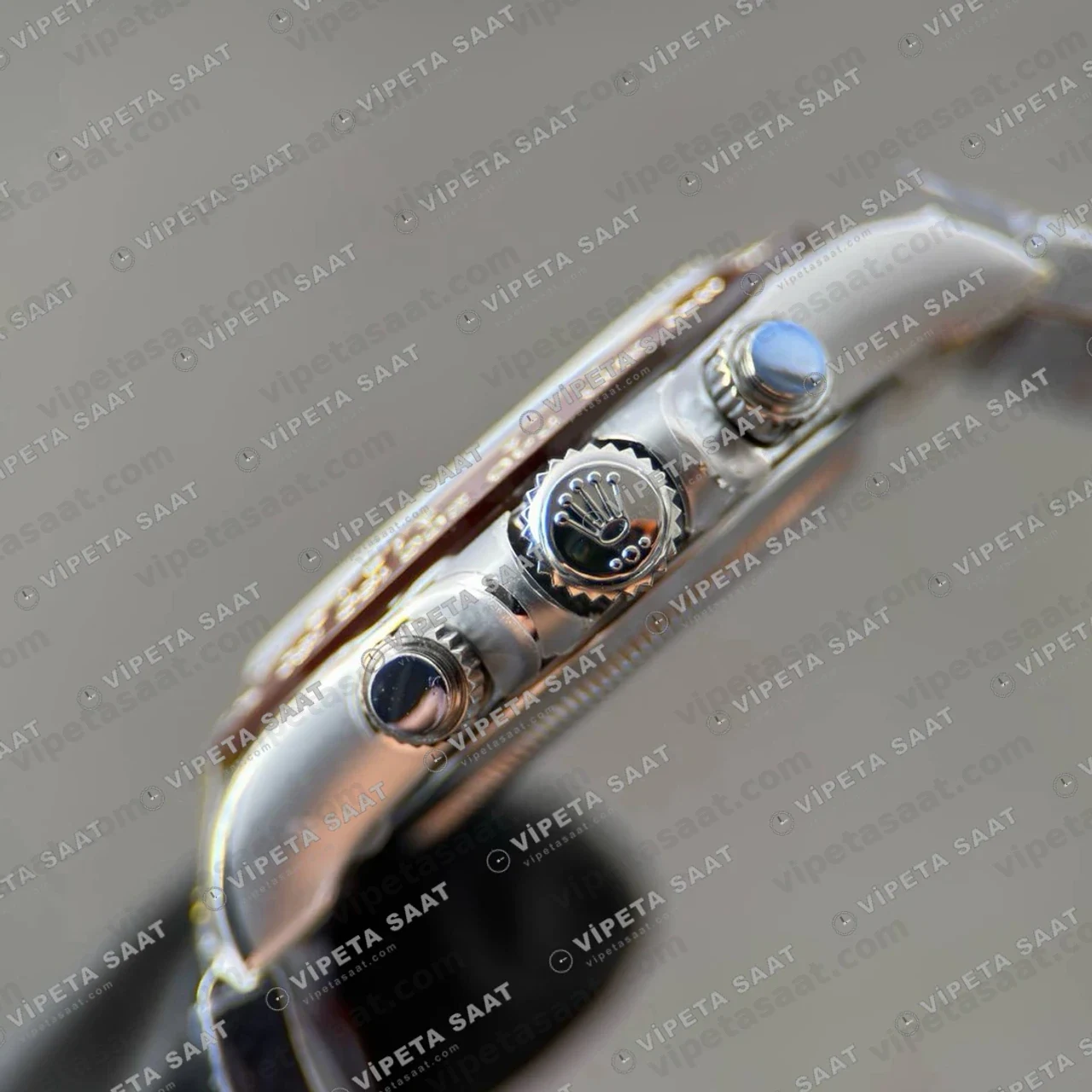 Rolex Daytona 116506 Platinum Ice Blue Diamond Dial 4130 ETA saat Super Clone Eta Saat detay 8