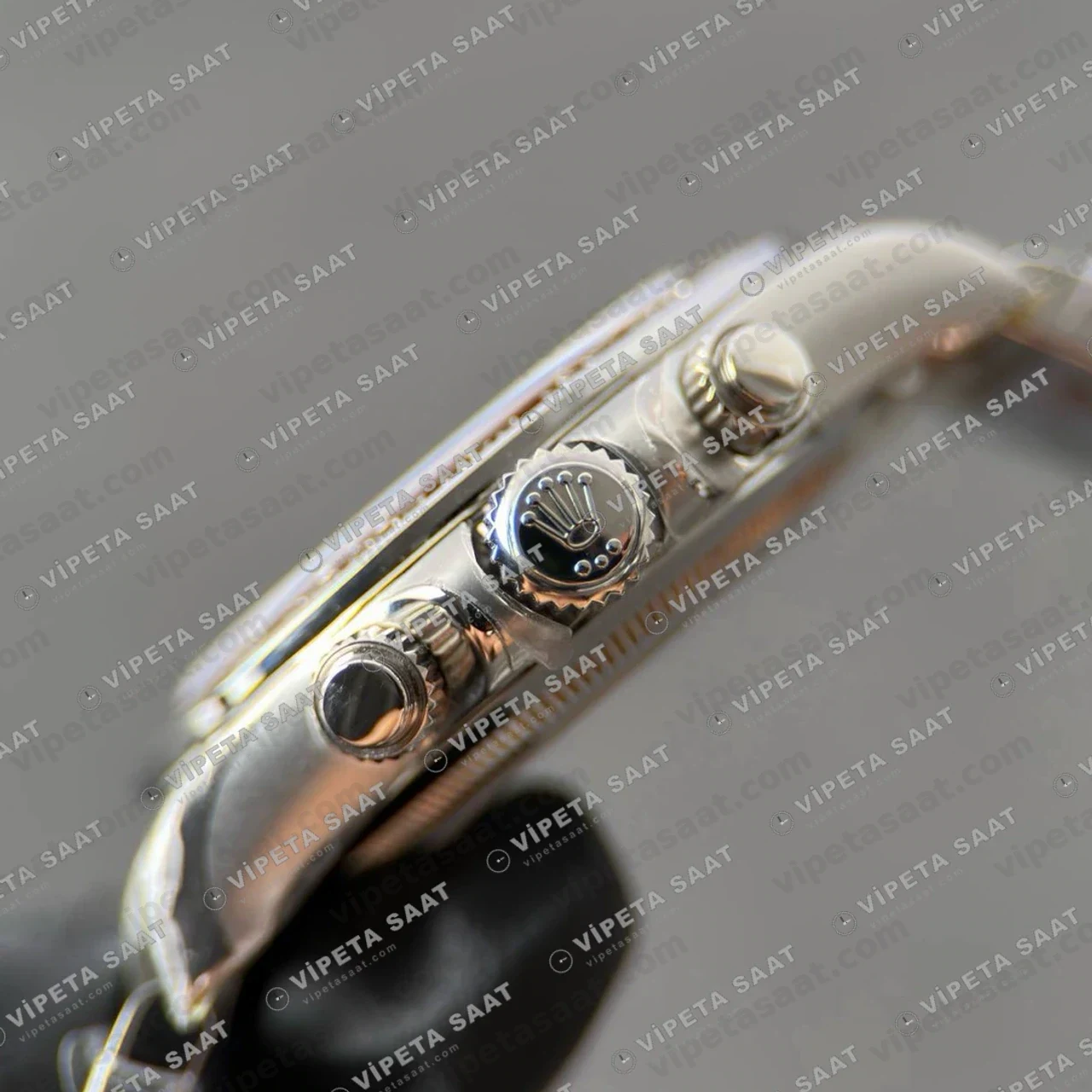Rolex Daytona 126506 Platinum Ice Blue Diamond Dial 4131 ETA saat Super Clone Eta Saat detay 7