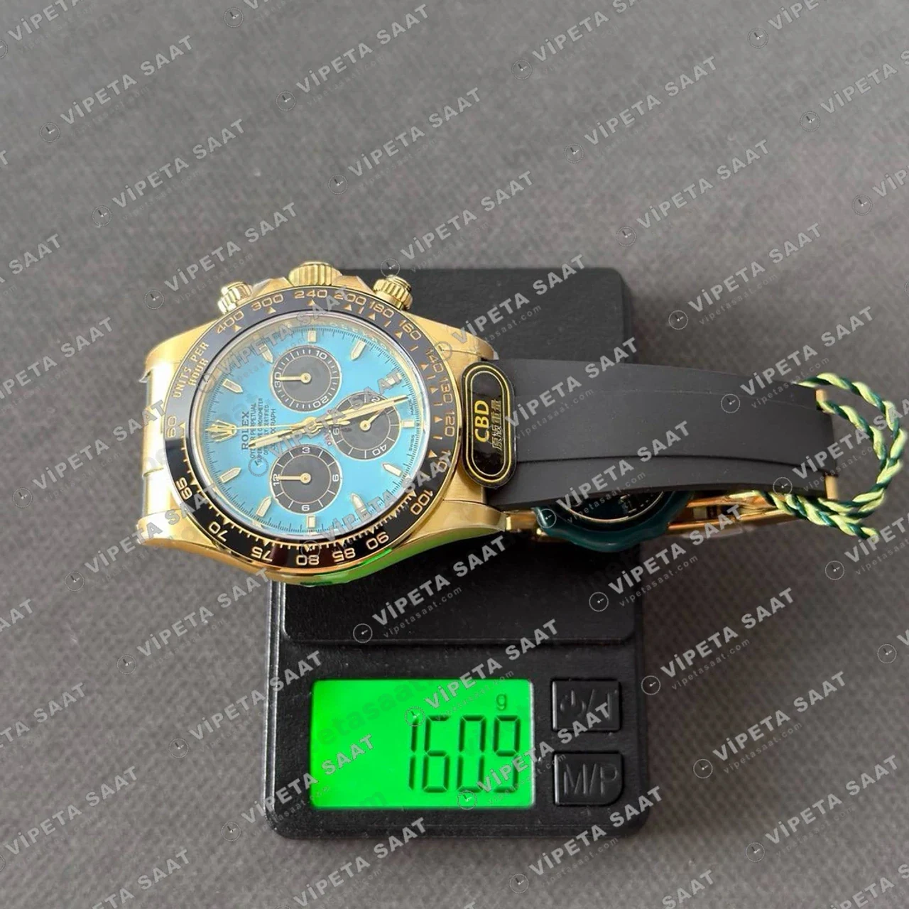 Rolex Daytona 126518LN Turquoise Tiffany Dial 4131 ETA saat Super Clone Eta Saat detay 5