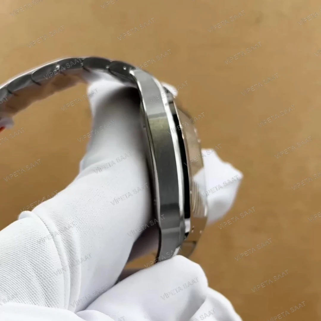 Cartier Santos de Cartier WSSA0018 40 MM Beyaz Roma Rakamlı Kadran Çelik Bilezik Super Clone ETA Saat Detay Görsel 2