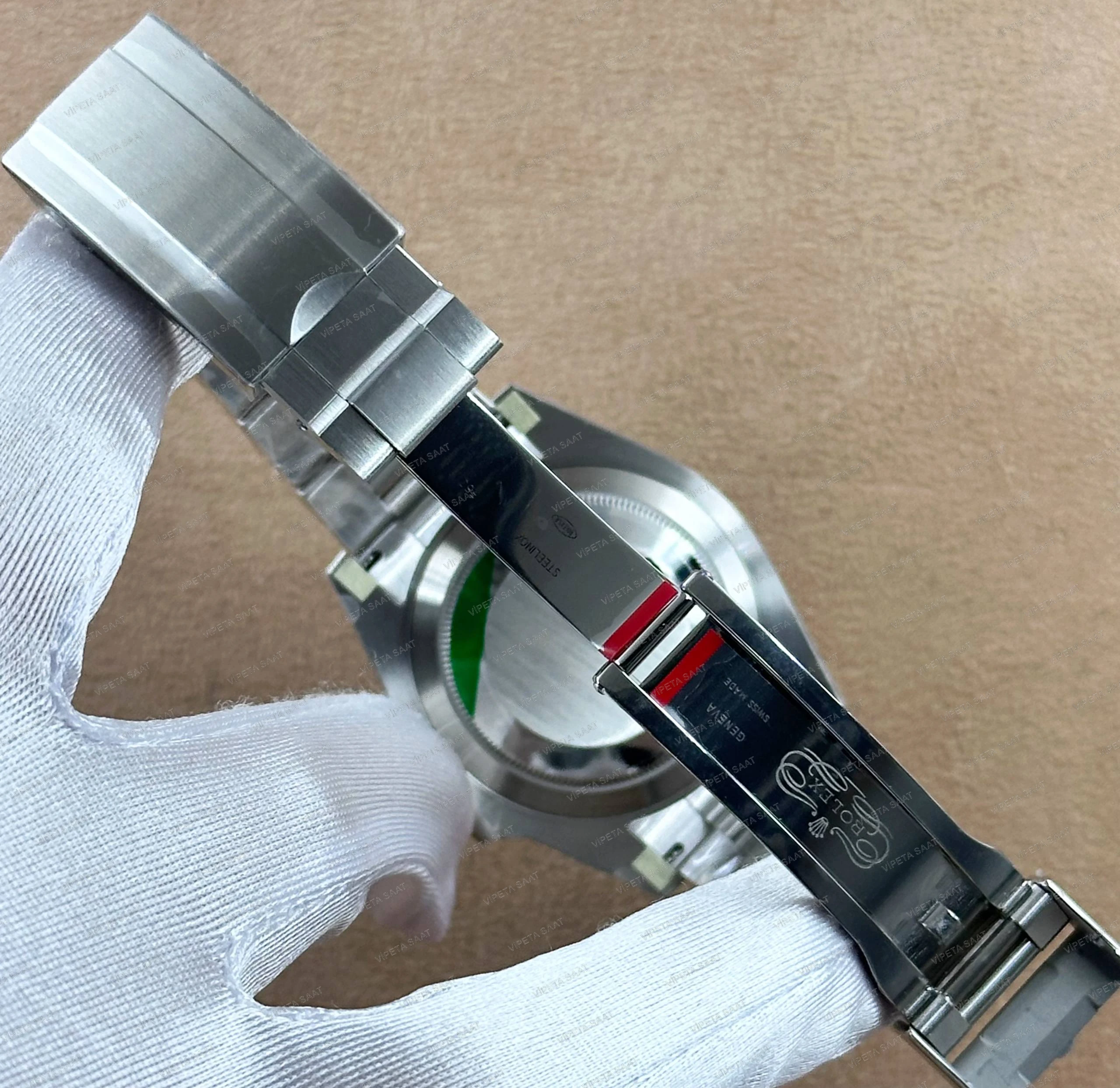 Rolex Submariner No Date 41 MM 124060 Siyah Seramik Bezel Siyah Kadran Oyster Çelik Bilezik Super Clone ETA Saat - Görsel 6