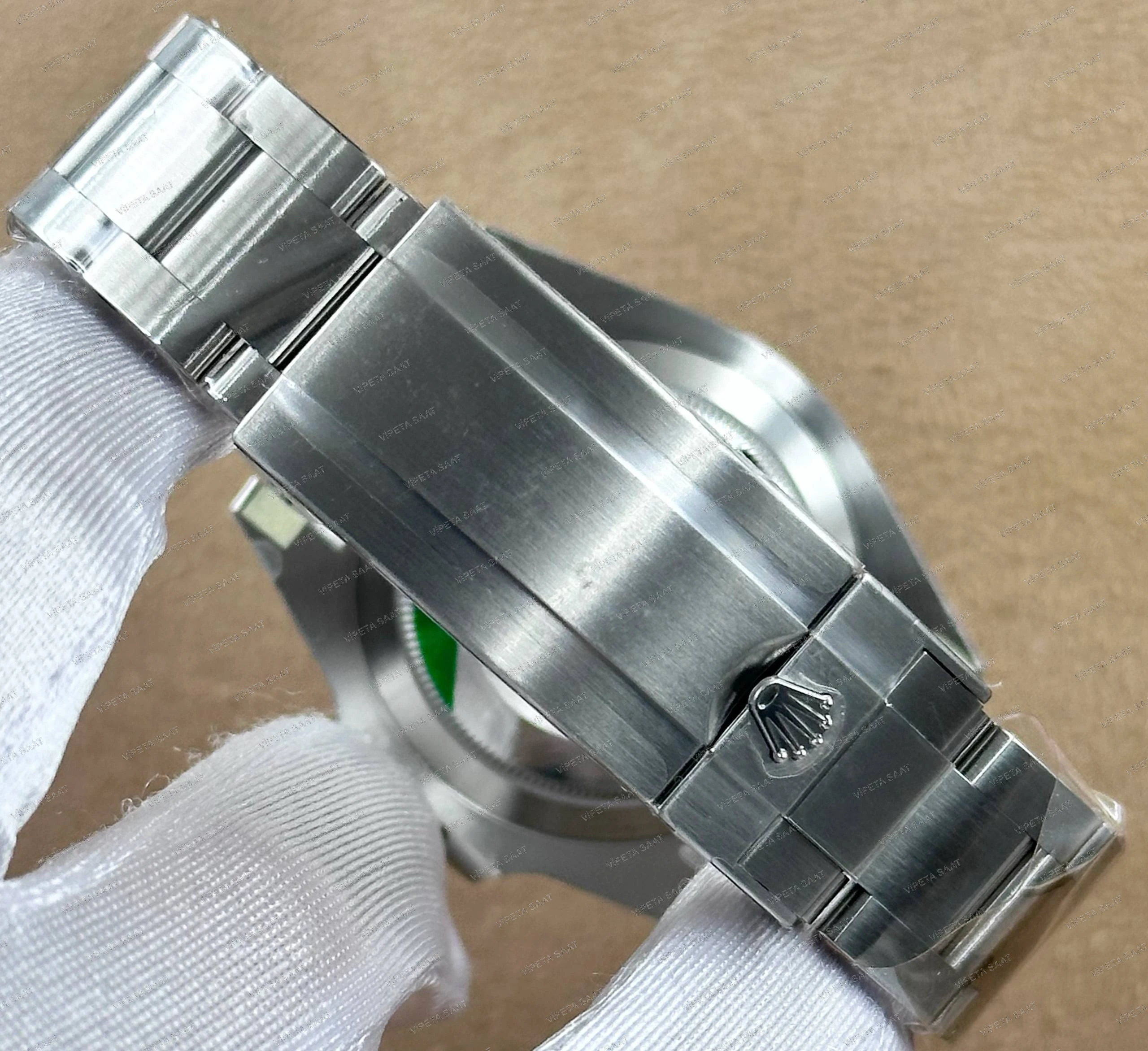 Rolex Submariner No Date 41 MM 124060 Siyah Seramik Bezel Siyah Kadran Oyster Çelik Bilezik Super Clone ETA Saat - Görsel 7