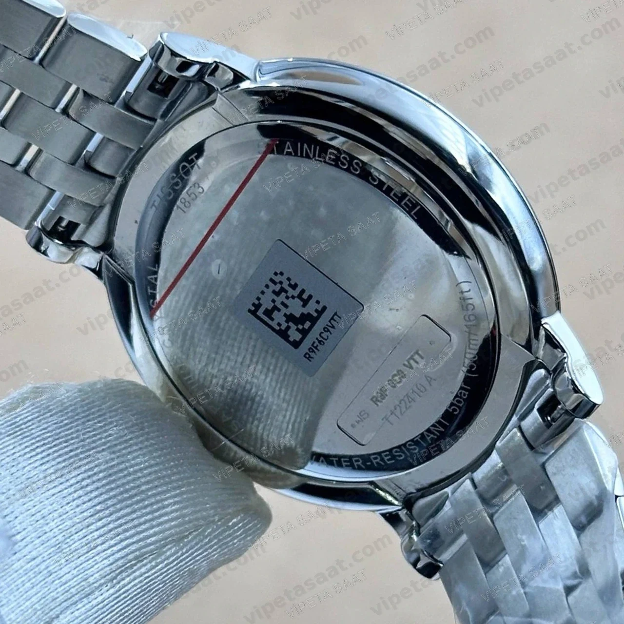 Tissot Carson Premium T122.410.11.033.00 Gümüş Beyaz Roma Rakamlı Kadran 40 mm Çelik Bilezik Super Clone ETA Saat - Görsel 5