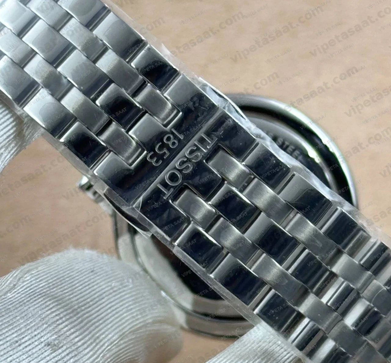 Tissot Carson Premium T122.410.11.033.00 Gümüş Beyaz Roma Rakamlı Kadran 40 mm Çelik Bilezik Super Clone ETA Saat - Görsel 7