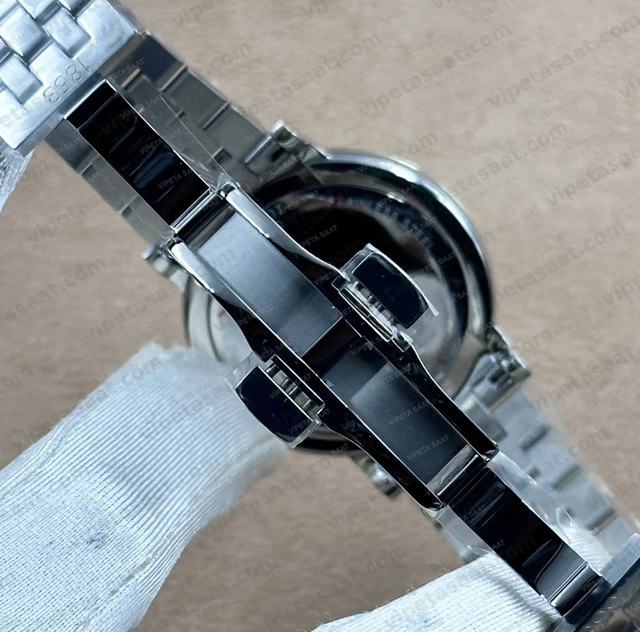 Tissot Carson Premium T122.410.11.033.00 Gümüş Beyaz Roma Rakamlı Kadran 40 mm Çelik Bilezik Super Clone ETA Saat - Görsel 6