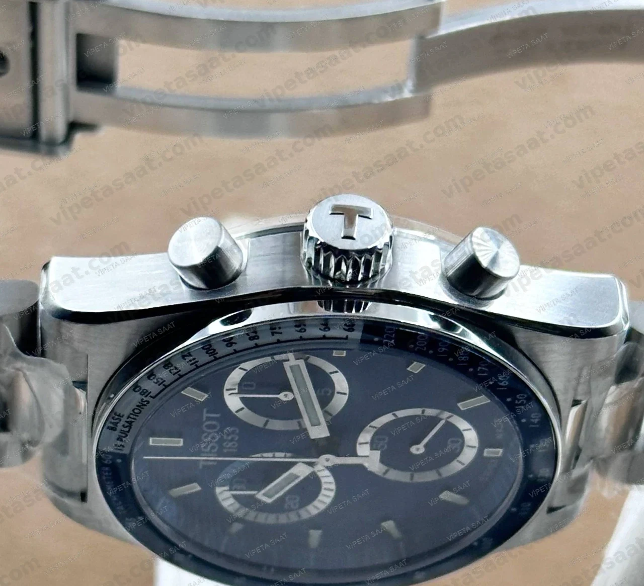 Tissot Chrono XL Classic T116.617.11.041.00 Lacivert Mavi Kadran Kronograf Çelik Bilezik Super Clone ETA Saat Detay Görsel 2