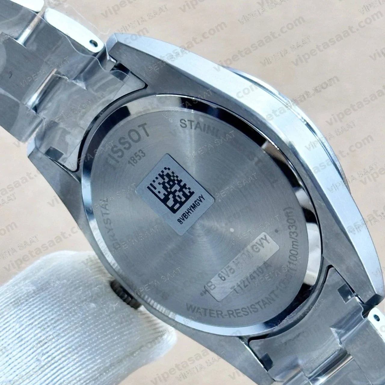 Tissot Gentleman T127.410.11.031.00 Gümüş Beyaz Kadran 40 mm Çelik Bilezik Super Clone ETA Saat Detay Görsel 4