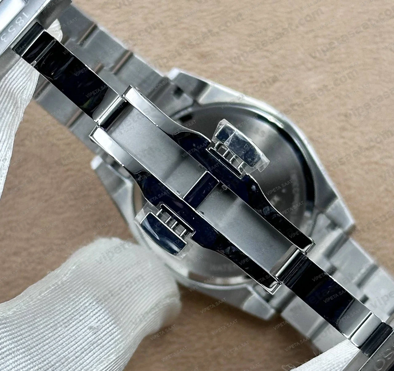 Tissot Gentleman T127.410.11.051.00 Siyah Kadran 40 mm Çelik Bilezik Super Clone ETA Saat - Görsel 6