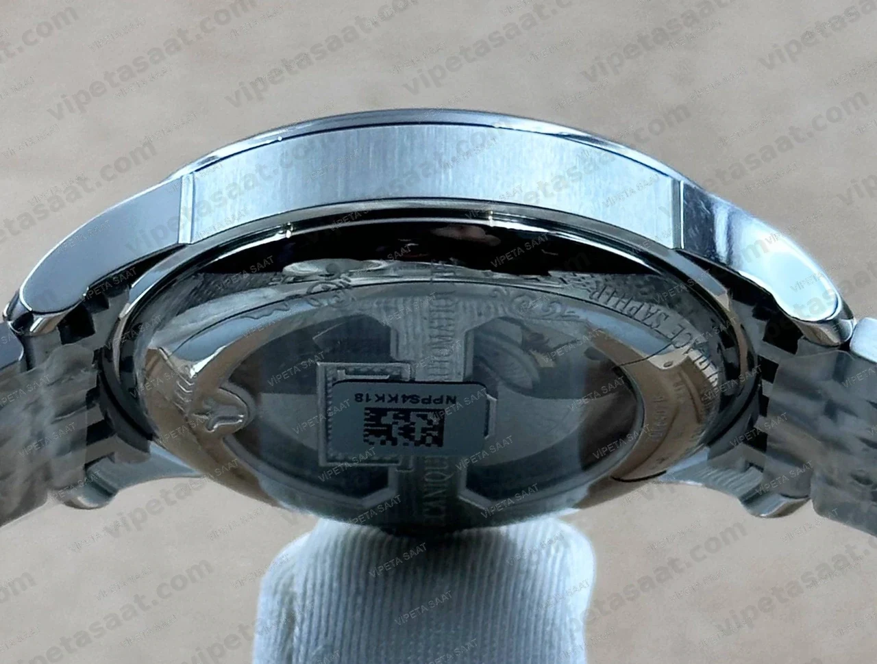 Tissot Le Locle Powermatic 80 T006.407.11.043.00 Lacivert Mavi Roma Rakamlı Kadran Otomatik Çelik Bilezik Super Clone ETA Saat Detay Görsel 3