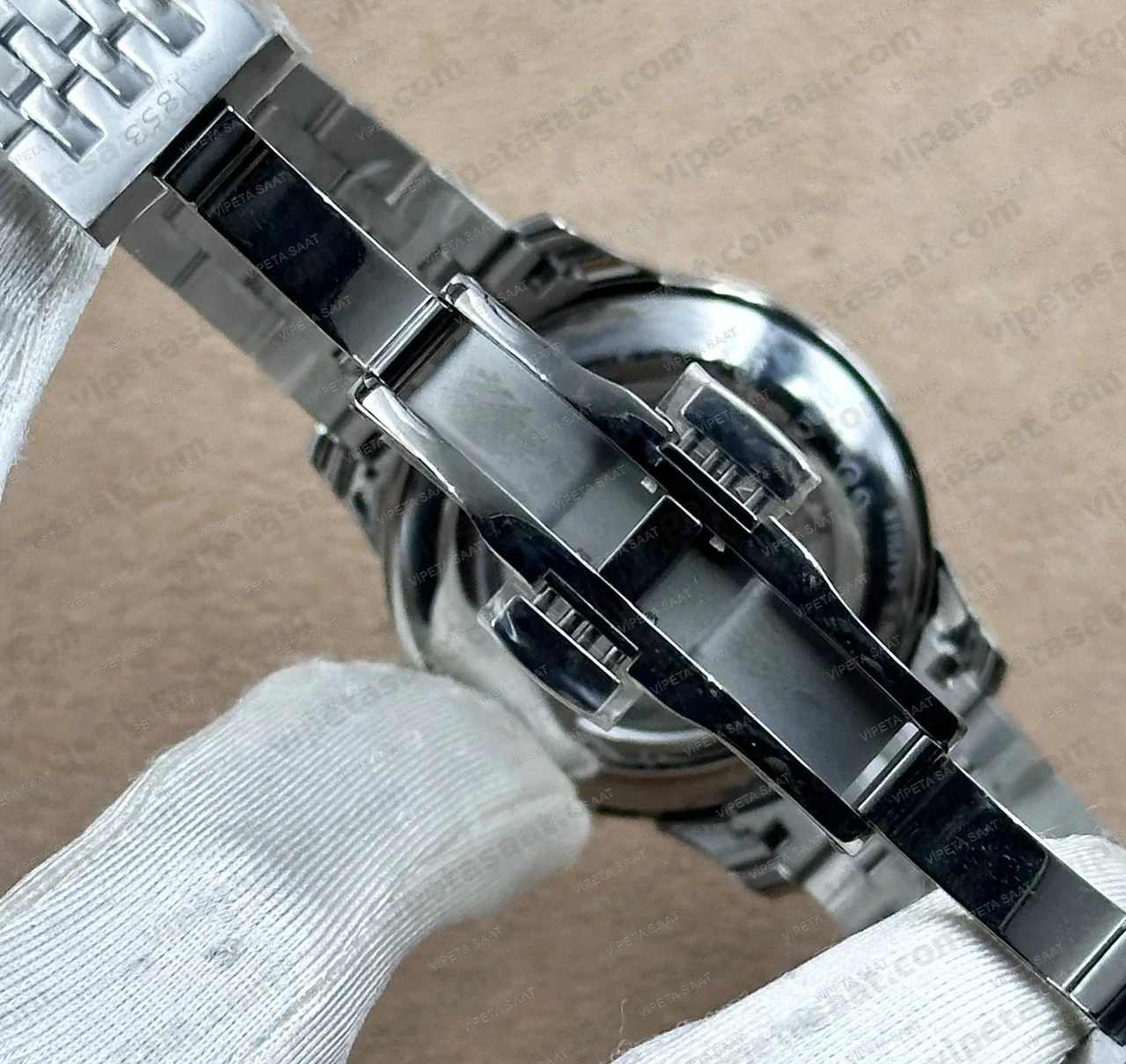 Tissot Le Locle Powermatic 80 T006.407.11.053.00 Siyah Roma Rakamlı Kadran Otomatik Çelik Bilezik Super Clone ETA Saat - Görsel 6