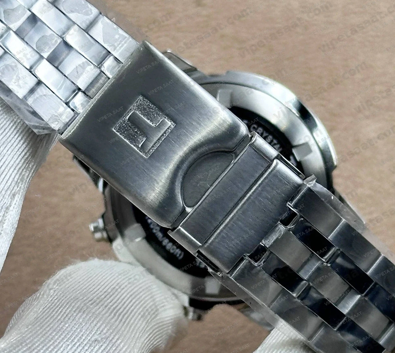 Tissot PRC 200 Chronograph T114.417.11.047.00 Lacivert Mavi Kadran Çelik Bilezik Super Clone ETA Saat - Görsel 7