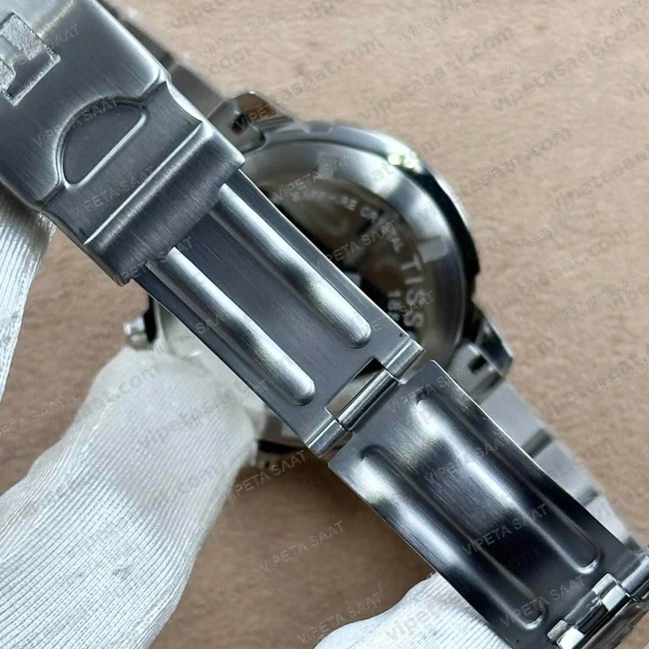 Tissot PRC 200 Chronograph T114.417.11.047.00 Lacivert Mavi Kadran Çelik Bilezik Super Clone ETA Saat - Görsel 6