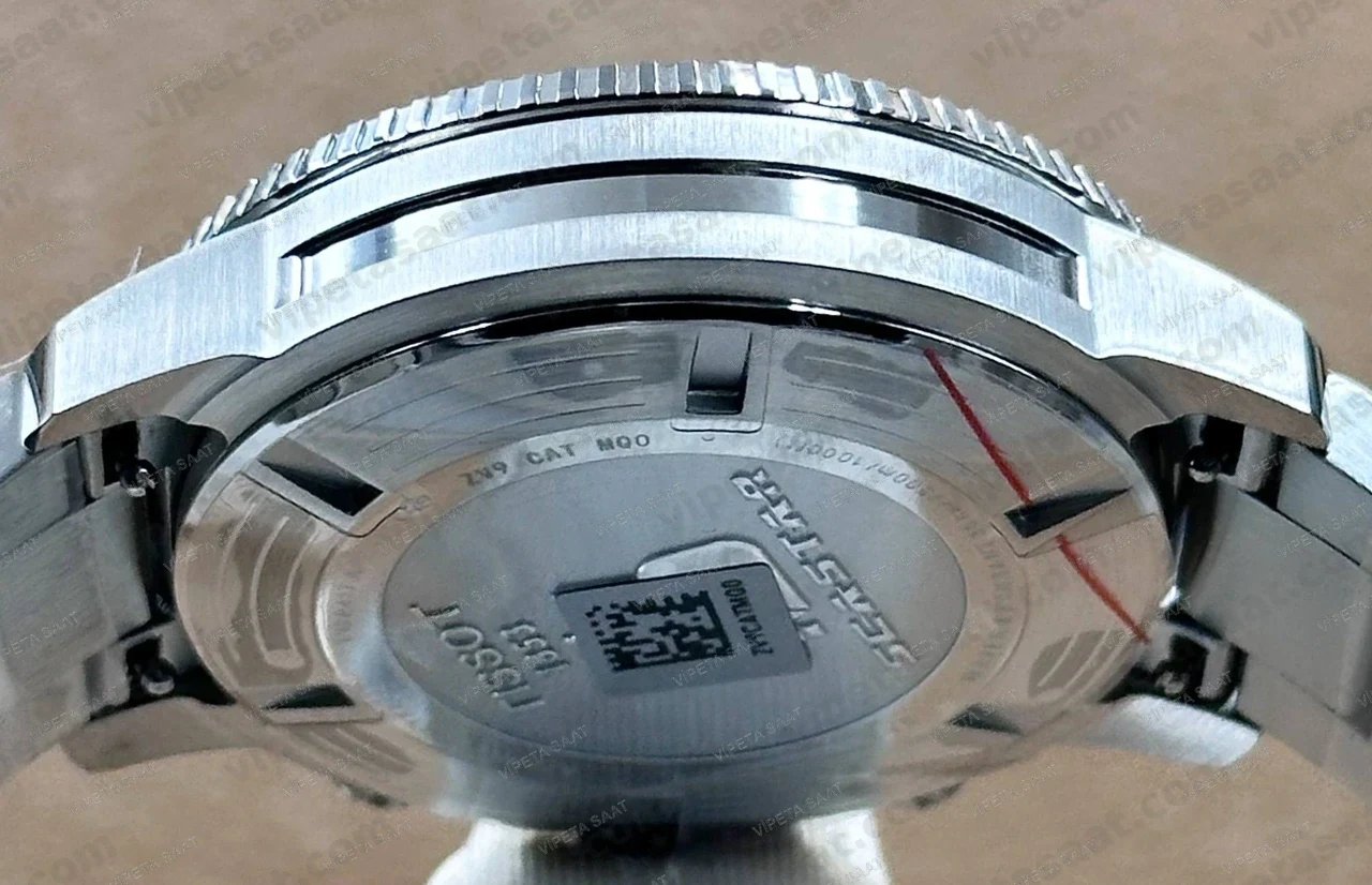 Tissot Seastar 1000 T120.417.11.041.00 Mavi Bezel Mavi Degrade Kadran Kronograf Çelik Bilezik Super Clone ETA Saat Detay Görsel 3