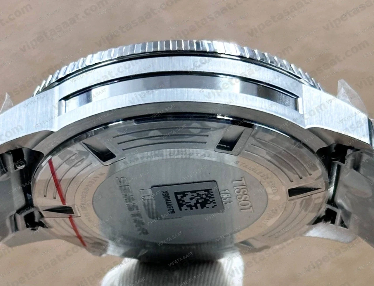 Tissot Seastar 1000 T120.417.11.041.01 Siyah Bezel Mavi Degrade Kadran Kronograf Çelik Bilezik Super Clone ETA Saat Detay Görsel 3