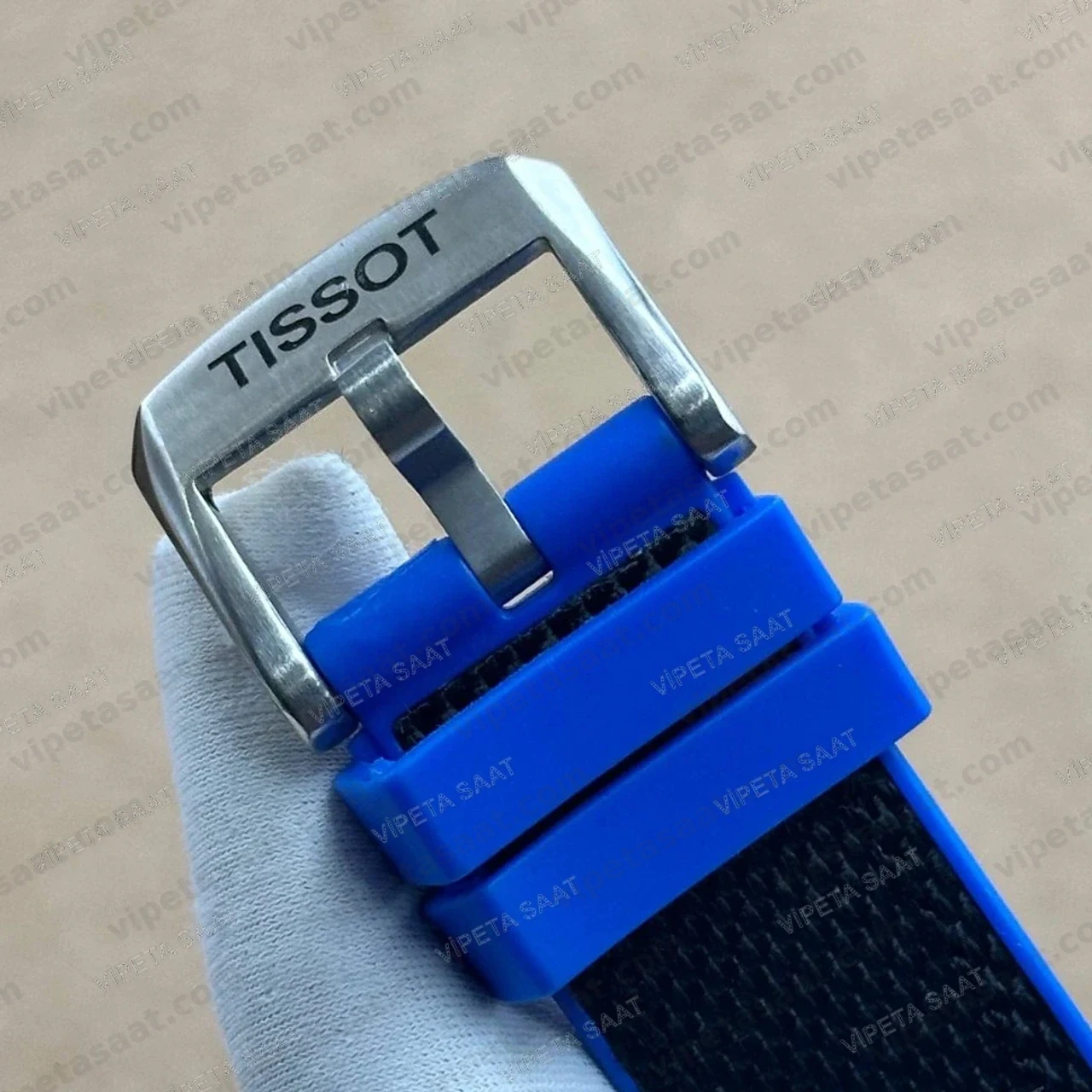 Tissot Seastar 1000 T120.417.17.051.03 Mavi Siyah Bezel Siyah Kadran Kronograf Mavi Kauçuk Super Clone ETA Saat - Görsel 7