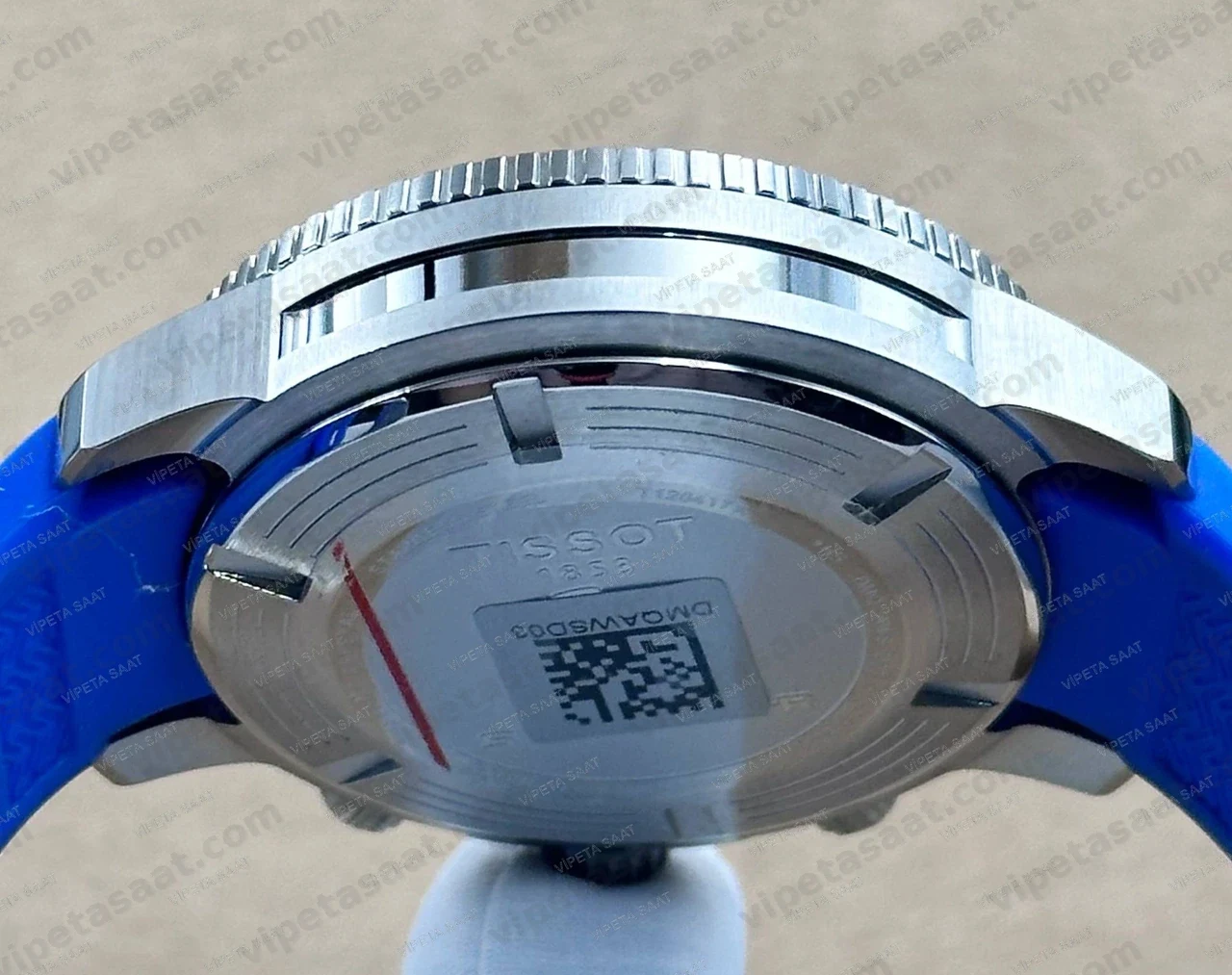 Tissot Seastar 1000 T120.417.17.051.03 Mavi Siyah Bezel Siyah Kadran Kronograf Mavi Kauçuk Super Clone ETA Saat - Görsel 4