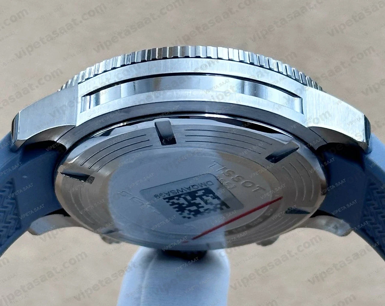 Tissot Seastar 1000 T120.417.17.081.01 Gri Siyah Kadran Kronograf Gri Tekstil Kauçuk Kordon Super Clone ETA Saat - Görsel 4