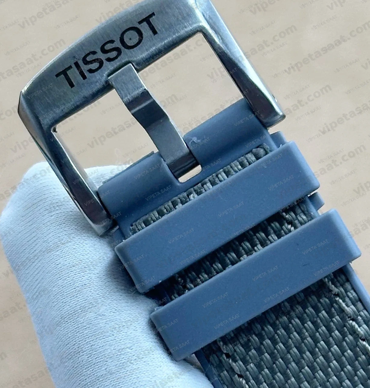 Tissot Seastar 1000 T120.417.17.081.01 Gri Siyah Kadran Kronograf Gri Tekstil Kauçuk Kordon Super Clone ETA Saat - Görsel 7