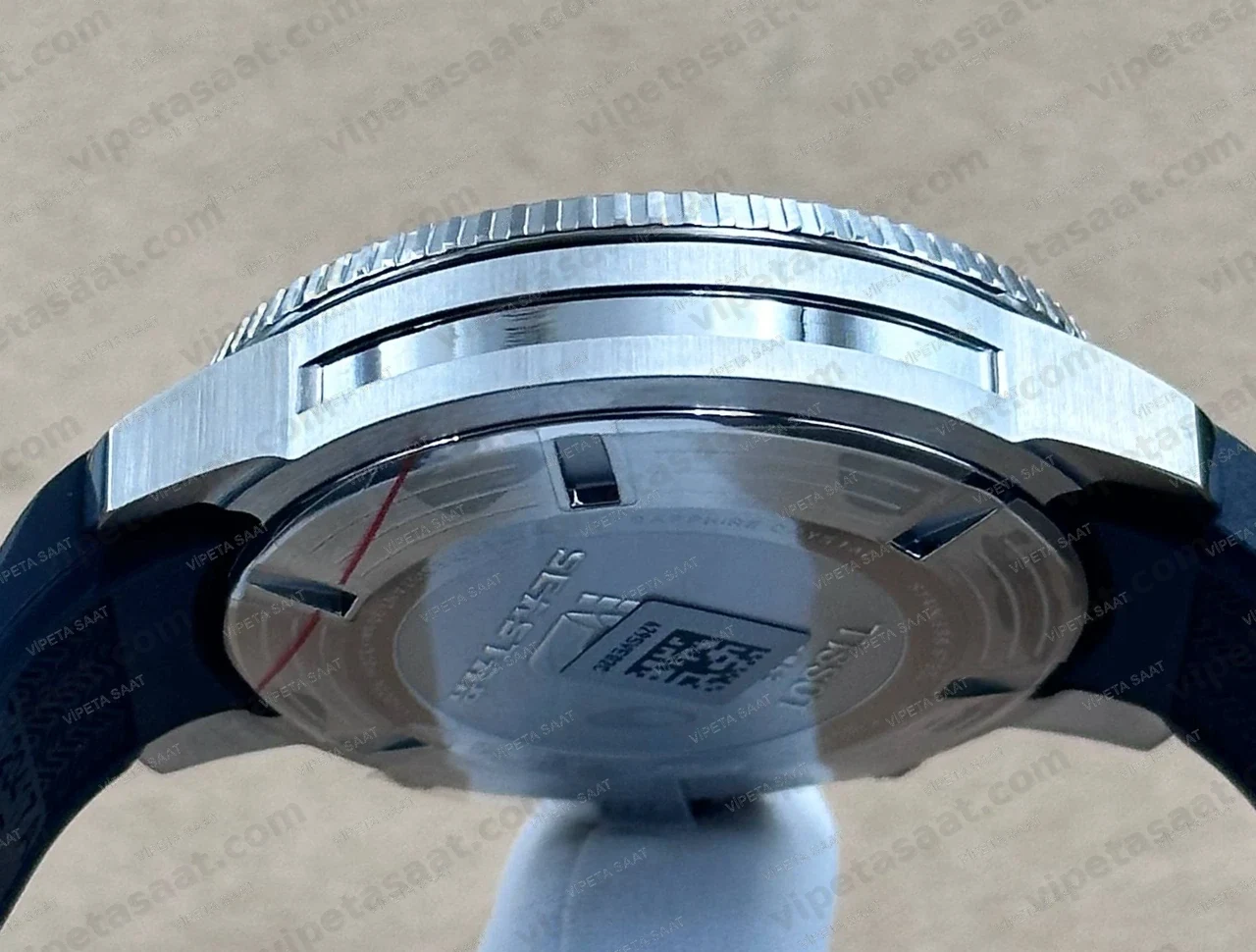 Tissot Seastar 1000 T120.417.17.421.00 Kırmızı Siyah Degrade Kadran Kronograf Siyah Kauçuk Super Clone ETA Saat - Görsel 4