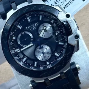 Tissot T-Race T115.417.27.061.00 Antrasit Gri Kadran Siyah Bezel Kronograf Siyah Kauçuk Super