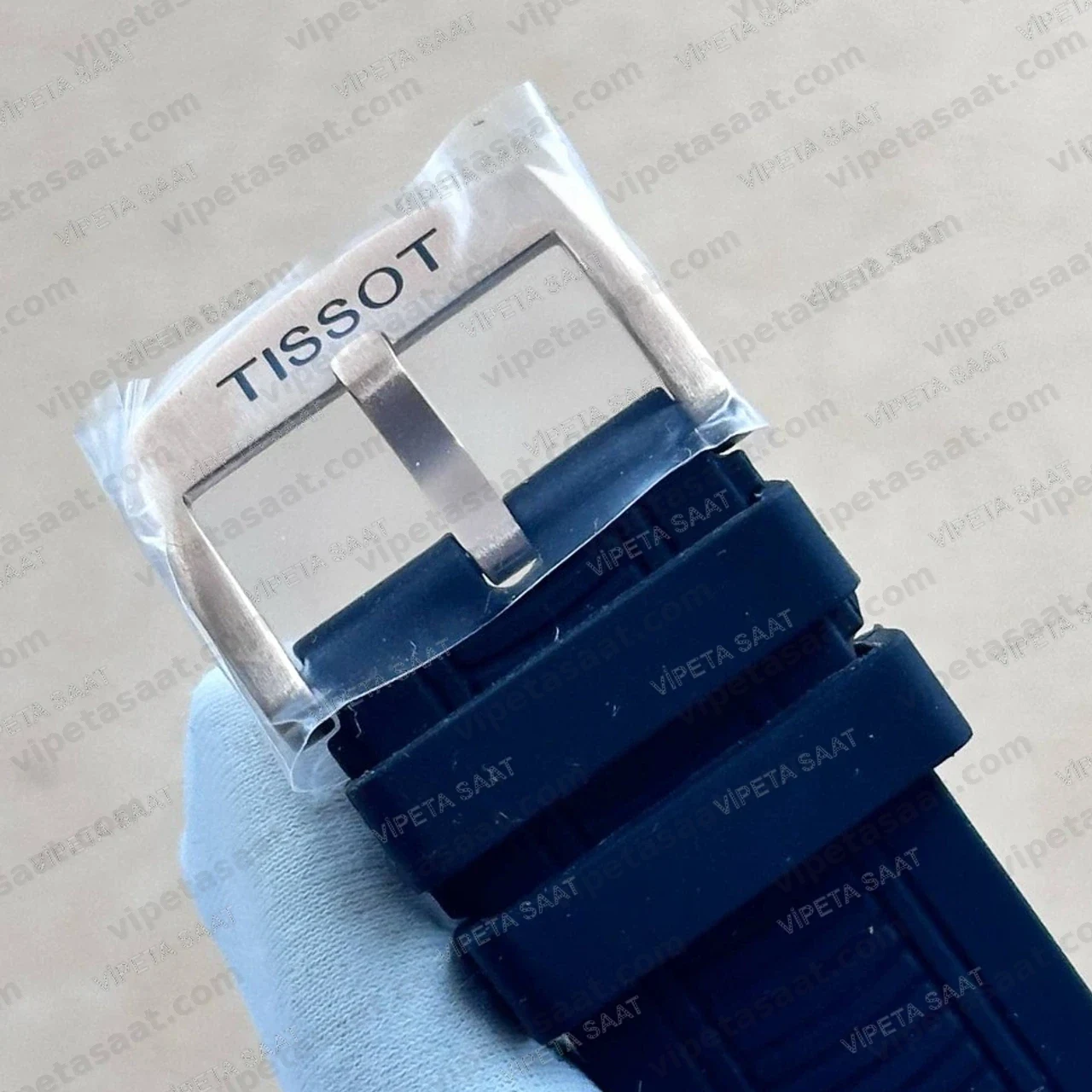 Tissot T-Race T115.417.37.051.00 Rose Gold Siyah Kadran Kronograf Siyah Kauçuk Super Clone ETA — Makro İndeks ve Safir Cam